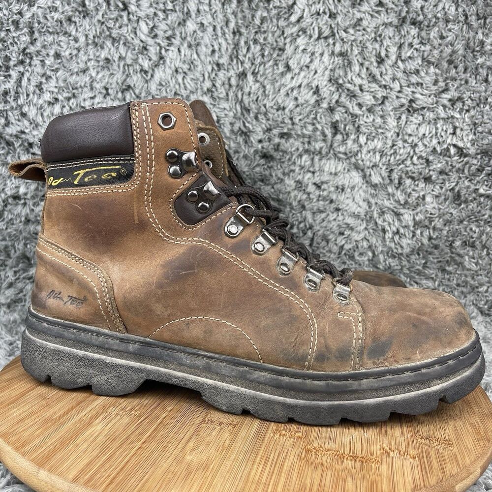AdTec Leather Work Boots Men's 12 Water Resistant
